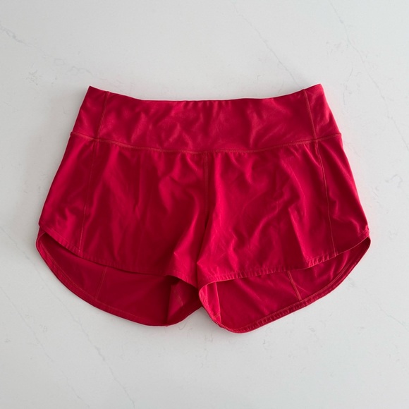 lululemon athletica Pants - lululemon speed up 4” dark red